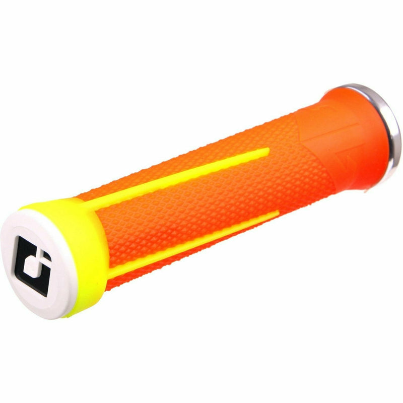 ODI AG1 MTB Lock On Grips Orange / Yellow - Pair