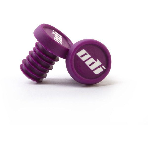 ODI BMX 2 Colour Push In Plugs - Pair Purple