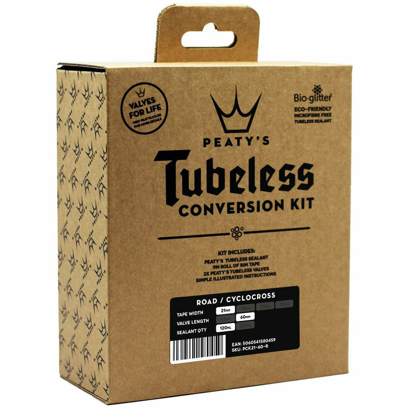 Peaty's Road Tubeless Conversion Kit - Box Of 4