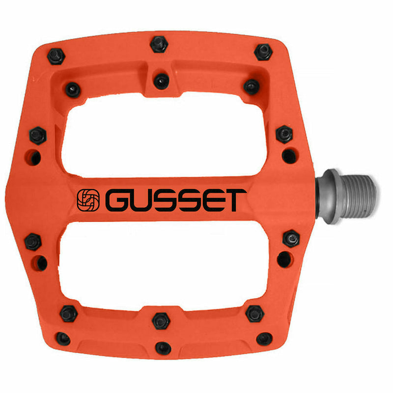 Gusset Components Slim Jim Nylon Pedals Orange