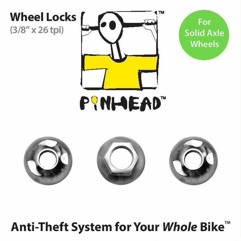 Pinhead Locks 26TPI Solid Axle Wheel Lock