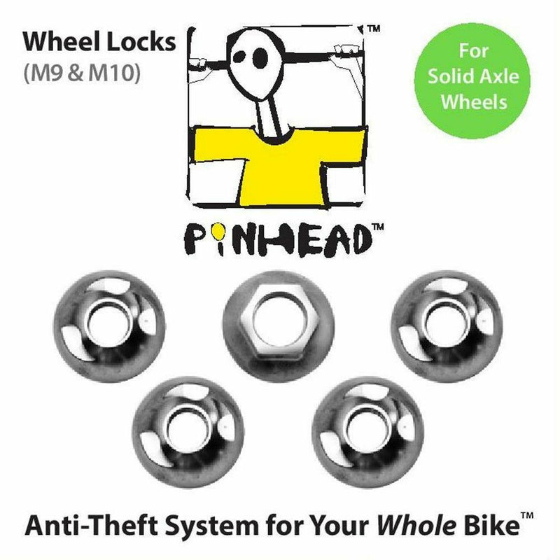 Pinhead Locks Solid Axle Wheel Lock Pair