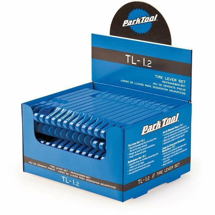 Park Tool TL-1.2 Counter Display Of Tyre Lever Sets Blue - Pack Of 25
