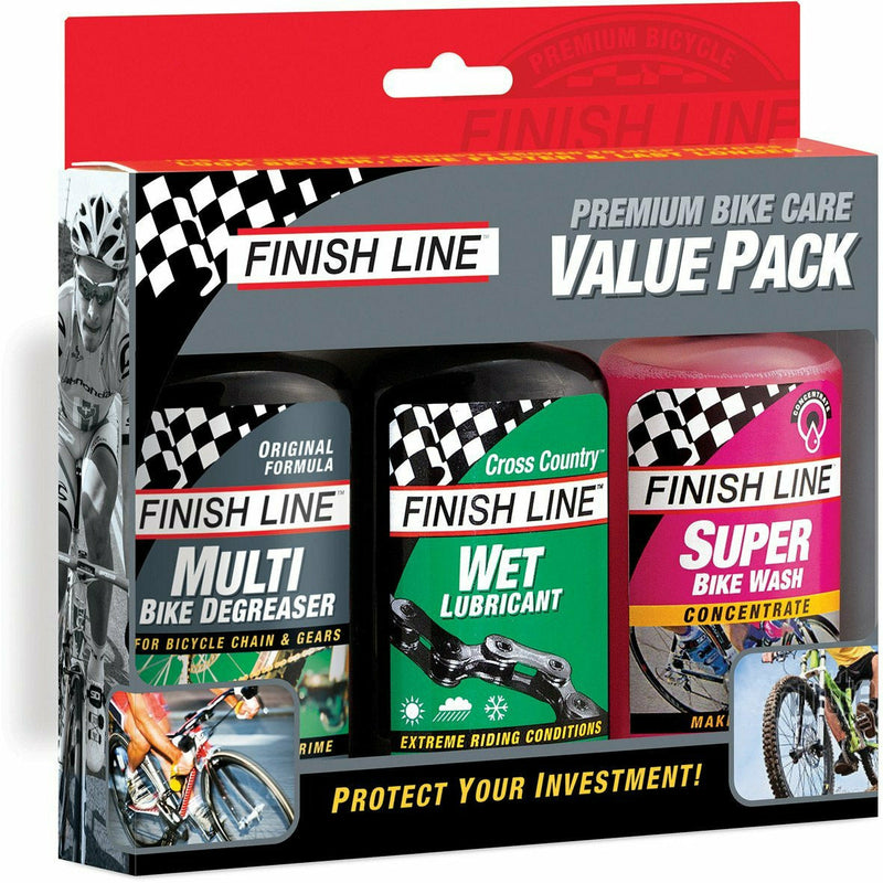 Finish Line Bike Care Value Pack - 4 Oz Multi / Bike Wash / Wet - Box Of 6