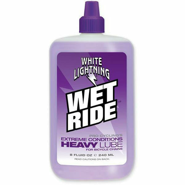White Lightning Wet Ride 8 OZ Squeeze Bottle - Box Of 8