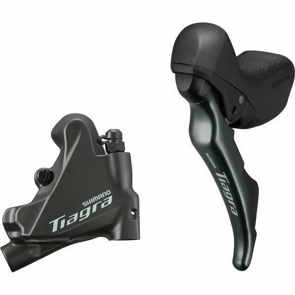 Shimano Tiagra ST-4720 2 Speed STI Bled With BR-4770 Flat Mount Calliper Left Rear