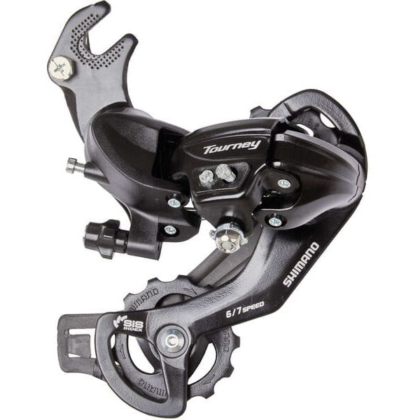Shimano Tourney / TY RD-TY300 6/7 Speed Rear Derailleur With Mounting Bracket Black
