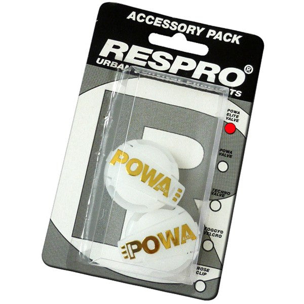 Respro Powa Elite Valves - Pack Of 2 Clear / Gold
