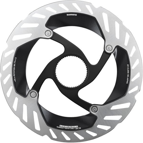 Shimano Dura-Ace RT-CL900 Ice Tech Freeza Rotor With Internal Centre Lock Silver / Black
