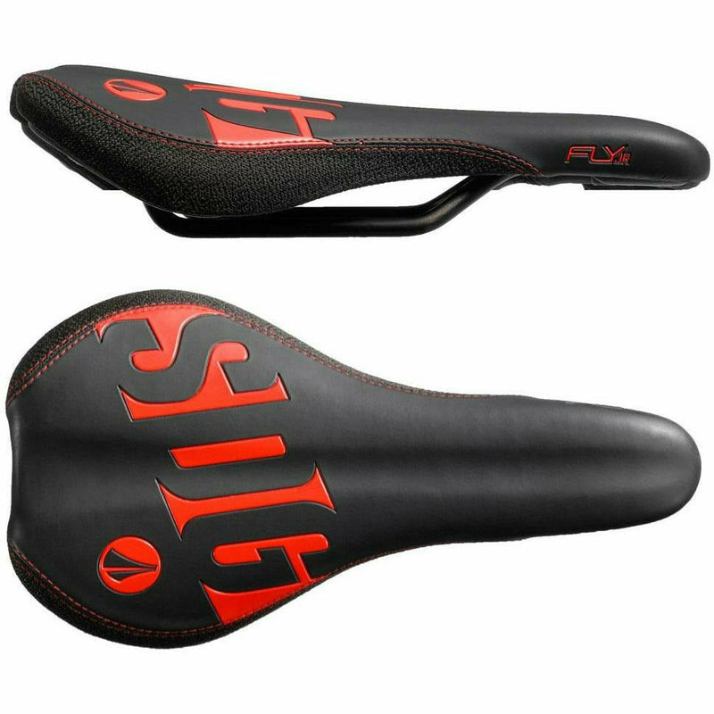 SDG Fly Junior Steel Accents Rail Saddle Black / Red
