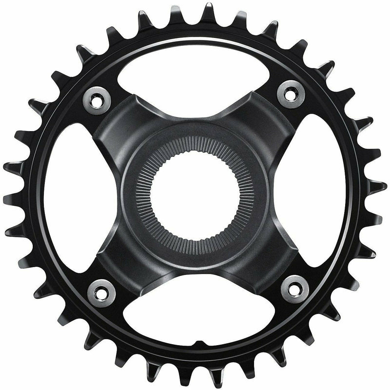 Shimano STEPS SM-CRE80-12-B Chainring For Chainline 53 MM Without Chainguard Black