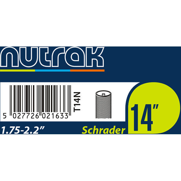 Nutrak Schrader Inner Tube Black