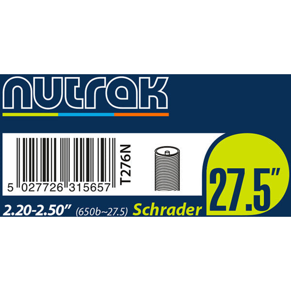 Nutrak Schrader Inner Tube Black
