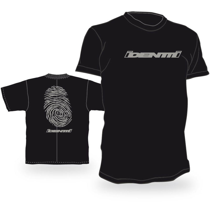 Identiti F-Print Logo T-Shirt Black