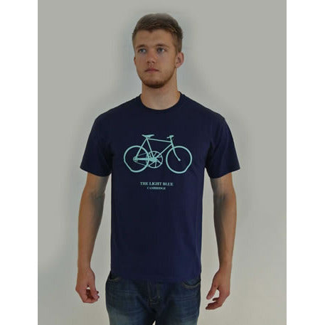 The Light Blue Sport Old Bike T-Shirt Navy Blue
