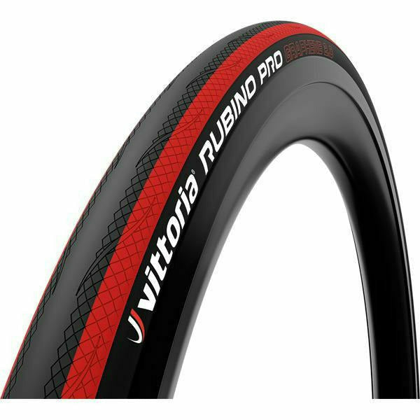 Vittoria Rubino Pro IV Fold G2.0 Road Tyres Black / Red