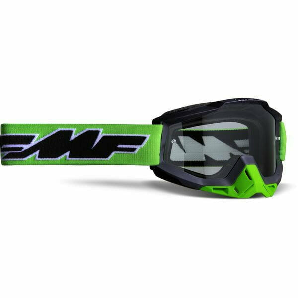 FMF Goggles Powerbomb Goggle Rocket Lime Clear Lens