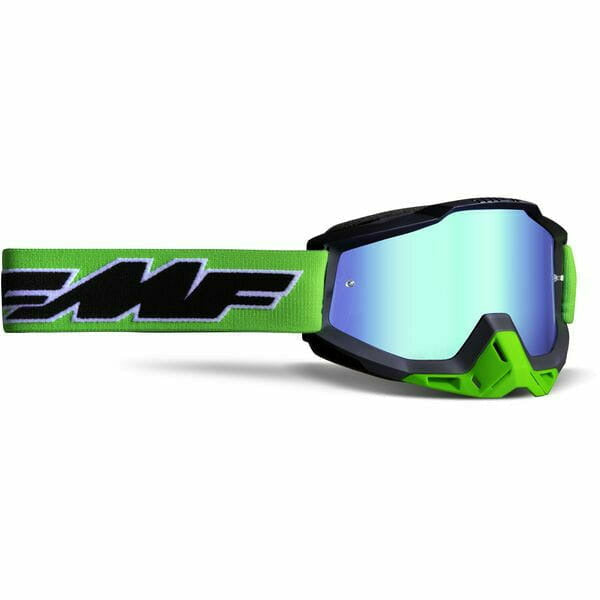 FMF Goggles Powerbomb Goggle Rocket Lime Mirror Green Lens