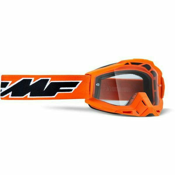 FMF Goggles Powerbomb Youth Goggle Rocket Orange Clear Lens