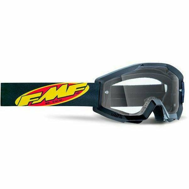 FMF Goggles Powercore Youth Goggle Core Black Clear Lens