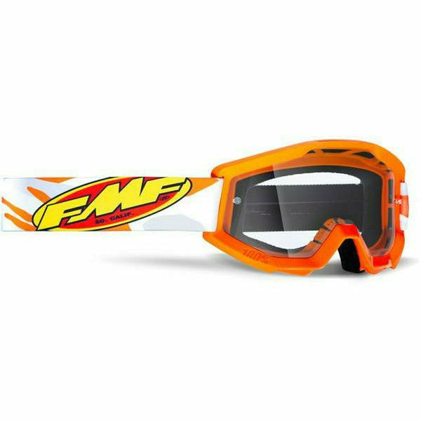 FMF Goggles Powercore Youth Goggle Assault Orange Clear Lens