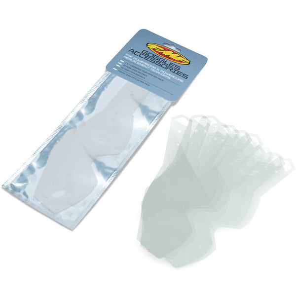 FMF Goggles Powerbomb/Powercore Standard Tear-Offs - Pack Of 20 Clear