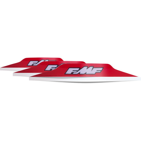 FMF Goggles Powerbomb Film System Replacement Mud-Flap Kit - Pack Of 3 Red