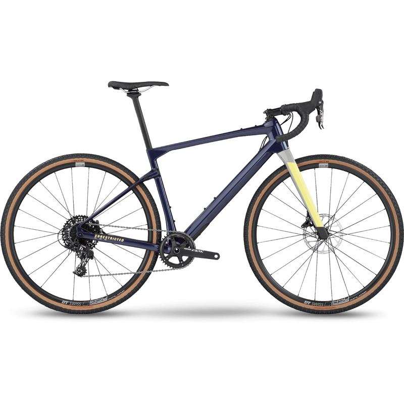 BMC 2022 Unrestricted One Apex 1 Bike Midnight Blue & Speckled Grey