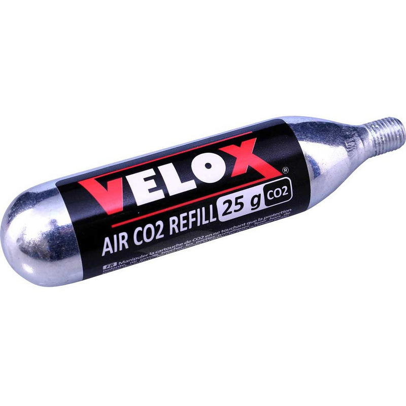 Velox CO2 Threaded Cartridges - Pack Of 2 Silver