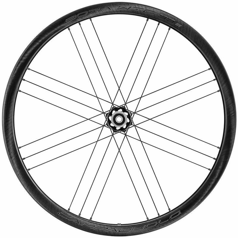 Campagnolo Bora WTO 33 Disc 2-Way Tubeless Front Clincher Wheels Black