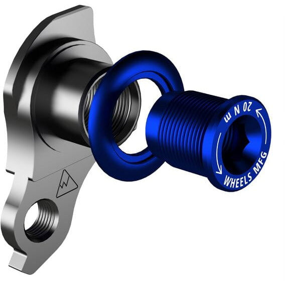 Wheels Manufacturing Replaceable Derailleur Hanger / Dropout 487-6 Bolt Blue