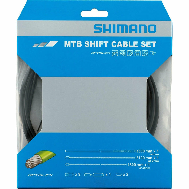 Shimano Spares XT M8000 Optislick Coated Inners MTB Gear Cable Set Black