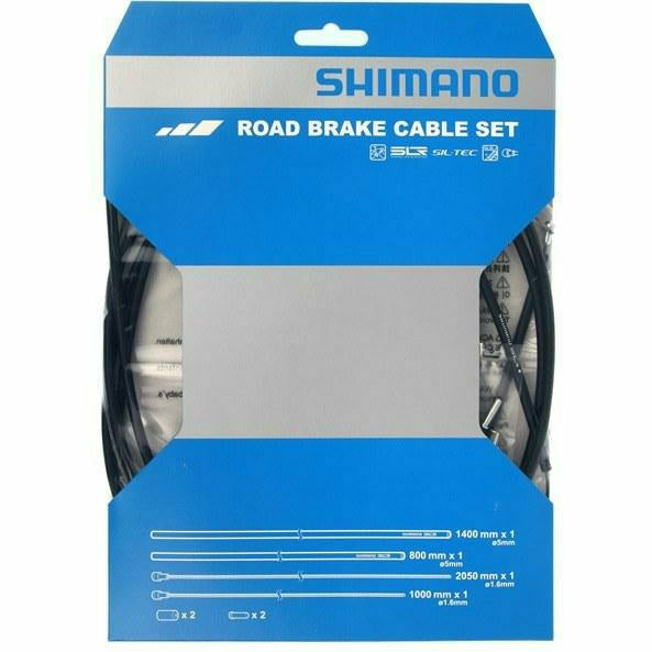 Shimano Dura-Ace Road Brake Cable Set With Sil-Tec Coated Inner Wire Black