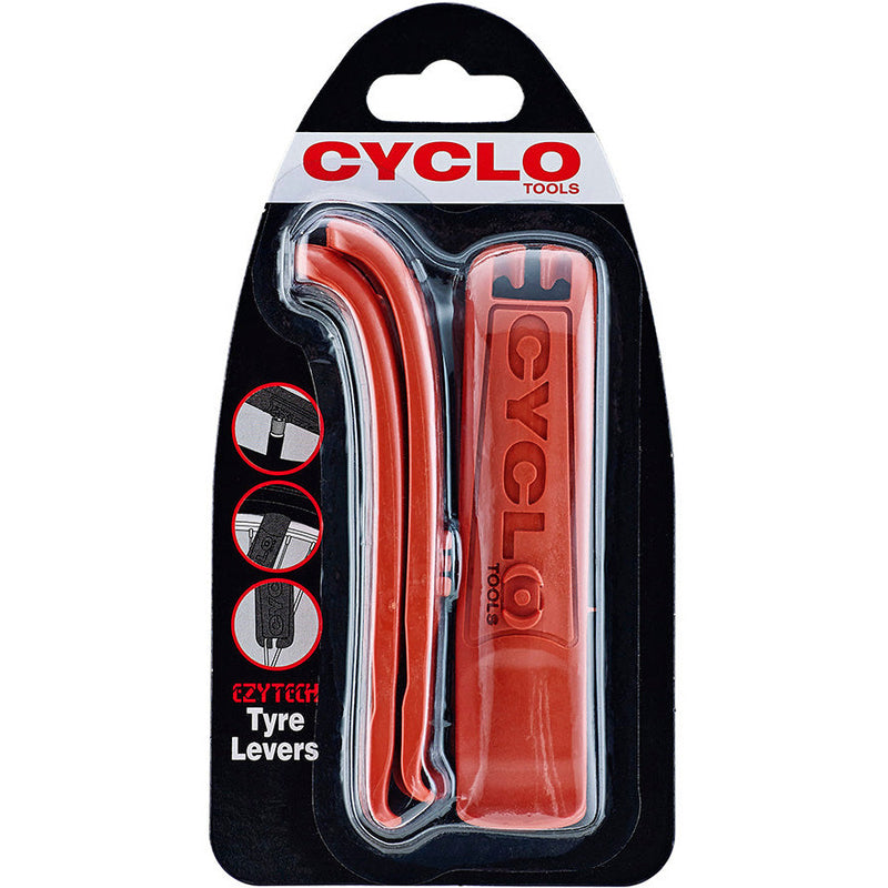 Cyclo Ezytech Tyre Levers Red
