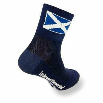 SockGuy Classic 3 Inch Scottish Flag Socks Blue